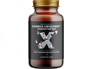 BrainMax Koenzym Q10, Ubiquinol, Kaneka™, 100 mg, 60 softgel kapslí