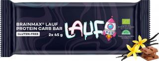 BrainMax Lauf Protein Carb Bar, proteinová-sacharidová tyčinka, BIO, 2x45 g