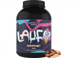 BrainMax Lauf Protein, nativní syrovátkový protein, 1000 g, 7 variant Příchuť: Arašídy v čokoládě
