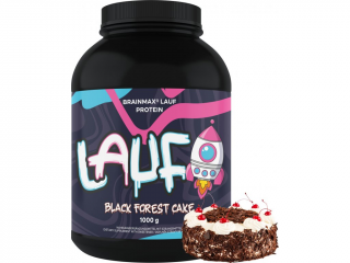 BrainMax Lauf Protein, nativní syrovátkový protein, 1000 g, 7 variant Příchuť: Schwarzwaldský dort