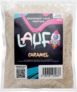 BrainMax LAUF Protein, nativní syrovátkový protein, 35 g, VZOREK, 7 variant Příchuť: Karamel