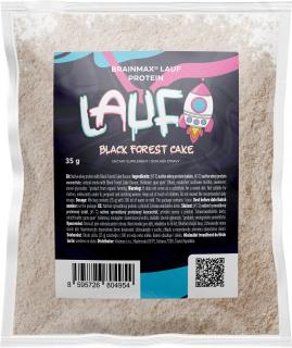 BrainMax LAUF Protein, nativní syrovátkový protein, 35 g, VZOREK, 7 variant Příchuť: Schwarzwaldský dort