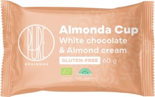 BrainMax Pure Almonda Cup BIO, Čokokošíček s mandlovým krémem, 60 g