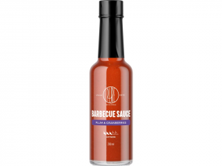 BrainMax Pure Barbecue sauce, Plum & Cranberries (barbecue omáčka, švestka a brusinky), 200 ml