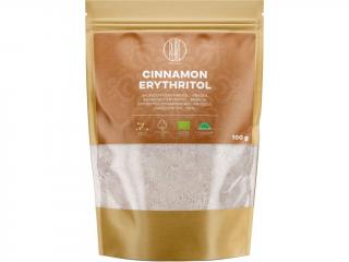 BrainMax Pure Erythritol Skořice, moučka, BIO, 500 g