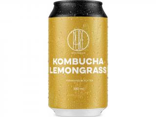 BrainMax Pure Kombucha Lemongrass, Kombucha, citronová tráva, 330 ml