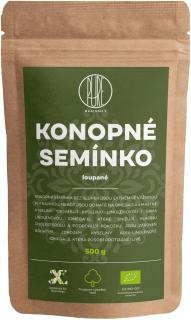 BrainMax Pure Konopné semínko, loupané BIO, 500g