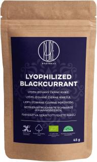 BrainMax Pure Lyophilized Blackcurrant, Lyofilizovaný černý rybíz, BIO, 45 g