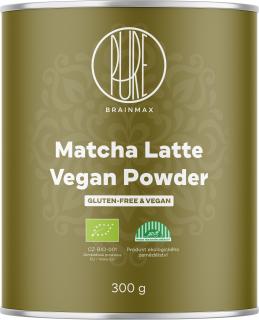 BrainMax Pure Matcha Latte Vegan, BIO, 300 g