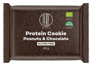 BrainMax Pure Protein Cookie, Arašídy & Čokoláda, BIO, 60 g