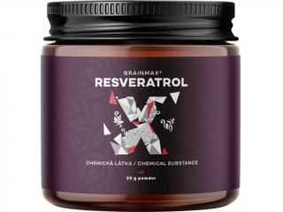 BrainMax Resveratrol Powder, resveratrol prášek, 20 g