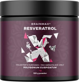 BrainMax Trans-Resveratrol Powder, resveratrol prášek, 100 g