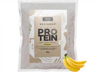 BrainMax Vegan protein, banán, 35 g
