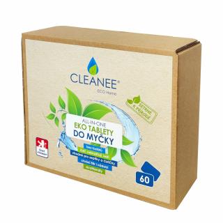 CLEANEE EKO  Ekologické tablety do myčky, ALL-IN-ONE 60 ks