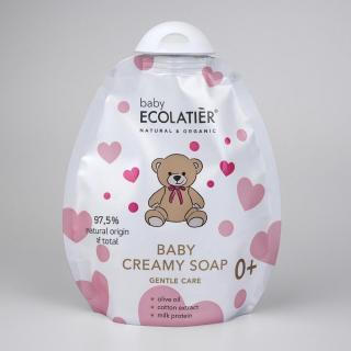 ECOLATIER - Dětské jemné krémové mýdlo 0+, 250 ml, EXPIRACE 10/24