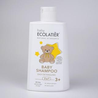 ECOLATIER - Dětský šampón 2v1, snadné rozčesávání 3+, 250 ml