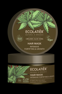 ECOLATIER - Maska na vlasy, intenzivní zpevnění a růst, ALOE VERA, 250 ml