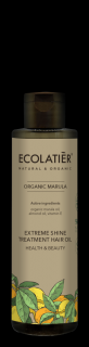 ECOLATIER - Olejová kúra na vlasy pro extrémní lesk, MARULA, 200 ml