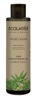 ECOLATIER - Posilující olej na vlasy, pružnost a relaxace, CANNABIS, 200 ml