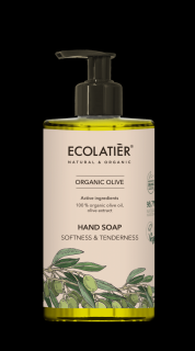 ECOLATIER - Tekuté mýdlo na ruce, jemnost a citlivost, OLIVA, 460 ml