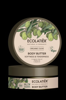 ECOLATIER - Tělové máslo, jemnost a citlivost, OLIVA,  150 ml, EXPIRACE 12/24