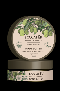 ECOLATIER - Tělové máslo, jemnost a citlivost, OLIVA,  150 ml