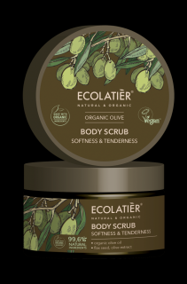 ECOLATIER - Tělový peeling, jemnost a citlivost, OLIVA, 300 g, EXPIRACE 12/24