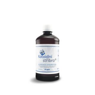 Koloidní stříbro - 500 ml, Koncentrace 20 ppm