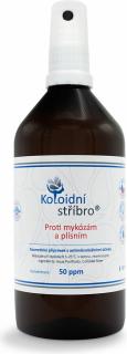 Koloidní stříbro - sprej 100 ml, Proti mykózám a plísním, 40 ppm
