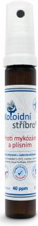 Koloidní stříbro - sprej 25 ml, Proti mykózám a plísním, 40 ppm