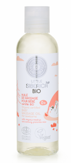 Little siberica - organický certifikovaný dětský masážní olej pro novorozence, 200ml