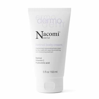 Nacomi Dermo - Rozjasňující a omlazující tělový krém s retinolem a vitamínem C, 150 ml