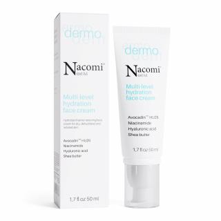 Nacomi Dermo - Víceúrovňový intenzivně hydratační krém, 50 ml