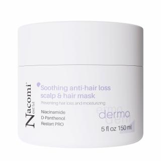 Nacomi Dermo - Zklidňující maska ​​na pokožku hlavy proti vypadávání vlasů, 150 ml