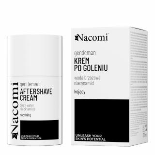 Nacomi Gentleman - Zklidňující krém po holení pro obnovu kožního mikrobiomu, 50 ml