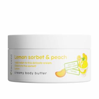Nacomi - Krémové tělové máslo Broskvový sorbet s citronem, 100ml