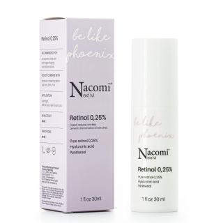 Nacomi Next Lvl. - Retinol sérum 0,25%, zralá, smíšená-mastná pleť, 30 ml