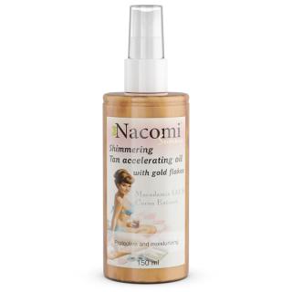 Nacomi - Olej s částicemi zlata - podporuje opálení, 150 ml