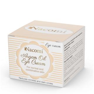 Nacomi - Přírodní oční krém s arganovým olejem, proti vráskám, 15 ml
