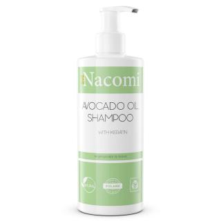 Nacomi - Přírodní šampon s keratinem a avokádovým olejem, 250 ml