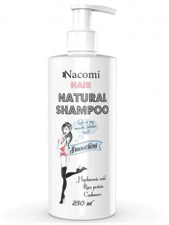 Nacomi - Přírodní vyhlazující a hydratační šampon na vlasy, 250 ml