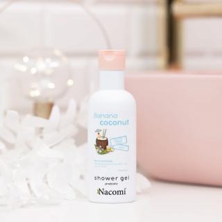 Nacomi - Sprchový gel, banán - kokos, 300 ml