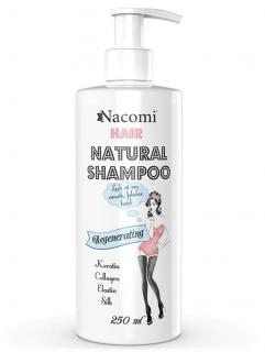Nacomi - Vyživující a regenerační přírodní vlasový šampon, 250 ml