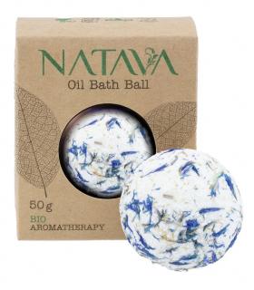 NATAVA - olejová koule do koupele - Chrpa, 50 g