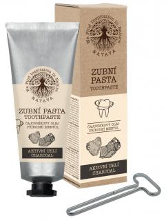 NATAVA - Přírodní zubní pasta s Aktivním uhlím, 80 g