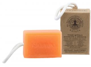 NATAVA - Tuhé koupelové a sprchové mýdlo - Rakytník, 100 g