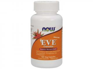 NOW Multi Vitamins Eve, Multivitamín pro Ženy, 120 rostlinných kapslí