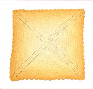 Ombré háčkovaná deka do čtverce žlutá (Ombré háčkovaná deka do čtverce žlutá)
