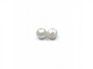Silikonový korálek 11 mm perlově bílý (Silikonové korálky perlově bílé)