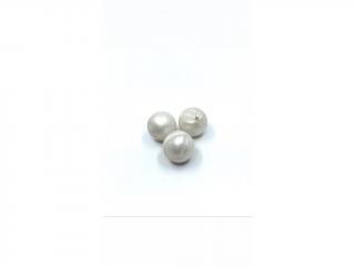 Silikonový korálek 19 mm  perlově bílý (Silikonové korálky perlově bílé)